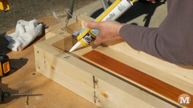 adding latex caulking to make molds water tight