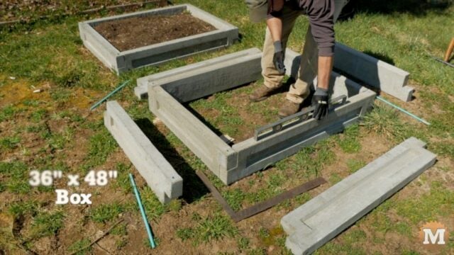 panels are made level and square during assembly