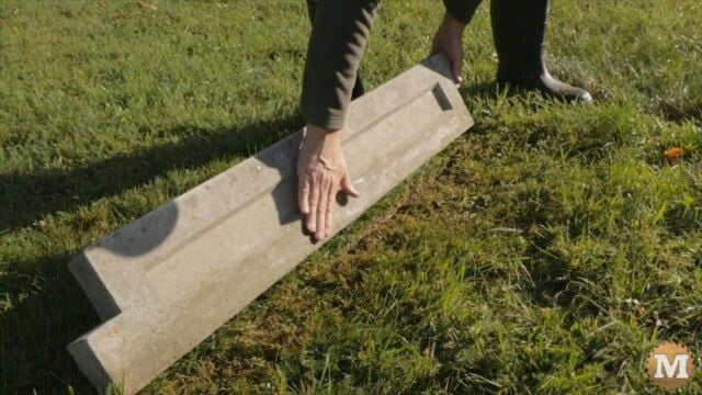 looking at concrete surface damage from durability test