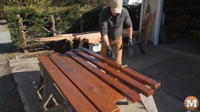 Make a Potting Bench with a Cast Concrete Countertop and Galvanized Corrugated Metal Roof.